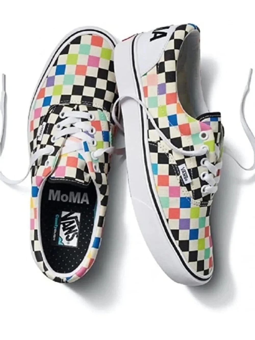 Vans x MOMA Collab - Checkerboard Low-Top Sneakers